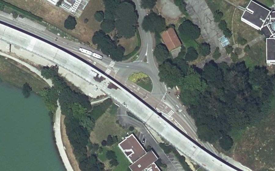 Vue aérienne du L'Occitane