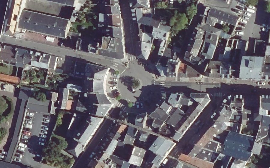 Vue aérienne de la Place Henry Gréville