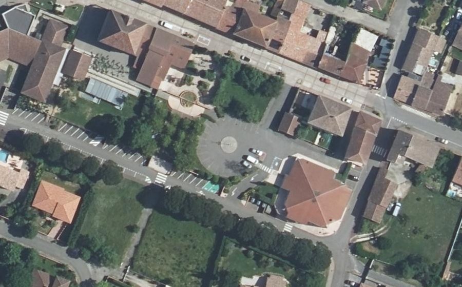 Vue aérienne du Esplanade de l'Europe