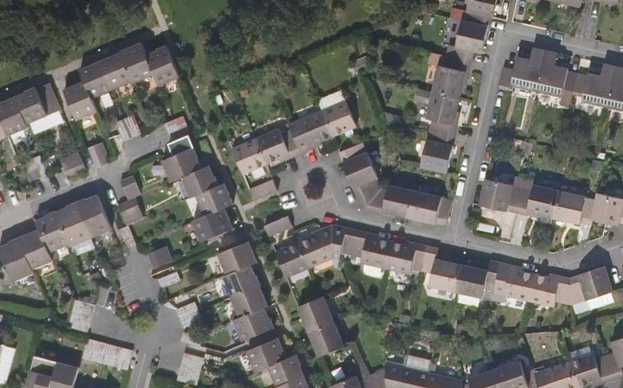 Vue aérienne du Rue des Vanneaux
