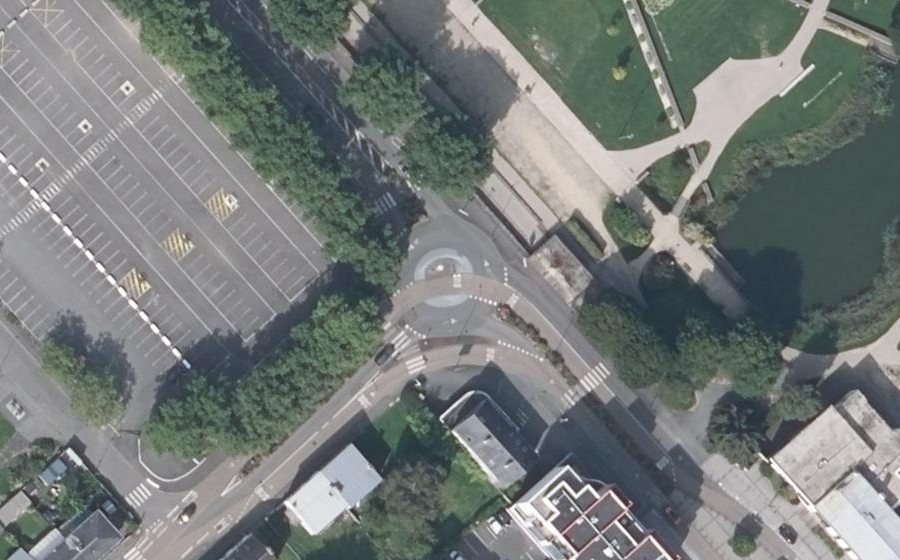 Vue aérienne du Avenue François Billoux
