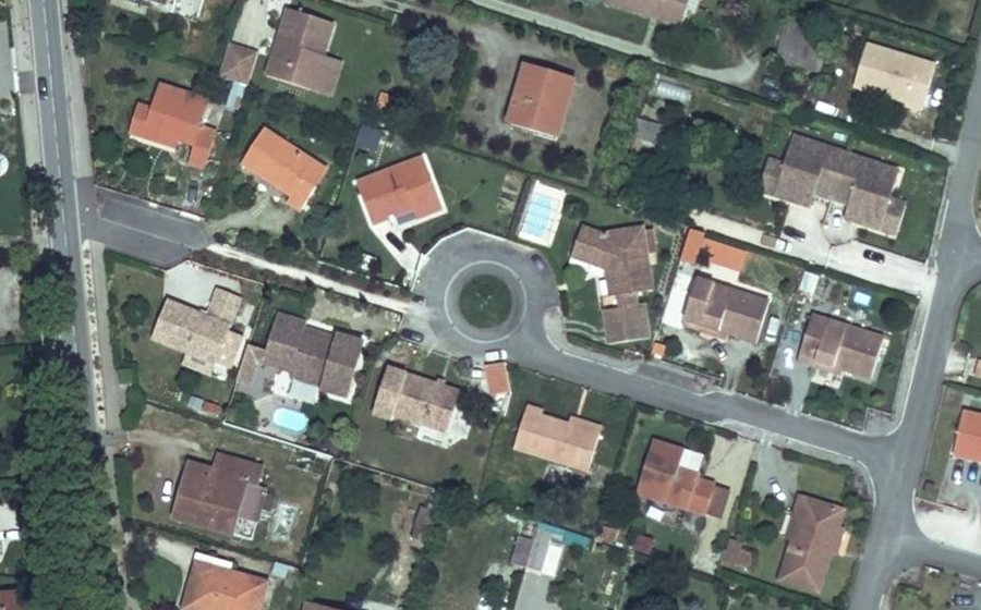 Vue aérienne du Rue Léo Ferré