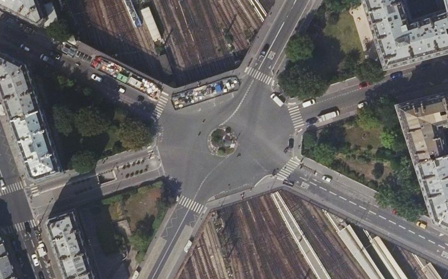Vue aérienne du Place de l’Europe - Simone Veil