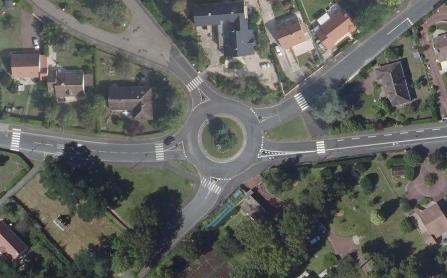 Vue aérienne du Place de l'Europe