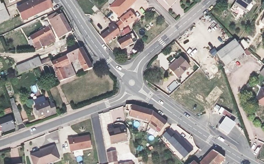 Vue aérienne du Avenue Marx Dormoy
