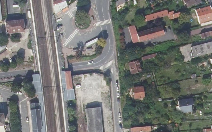 Vue aérienne du Rue de Montlhéry