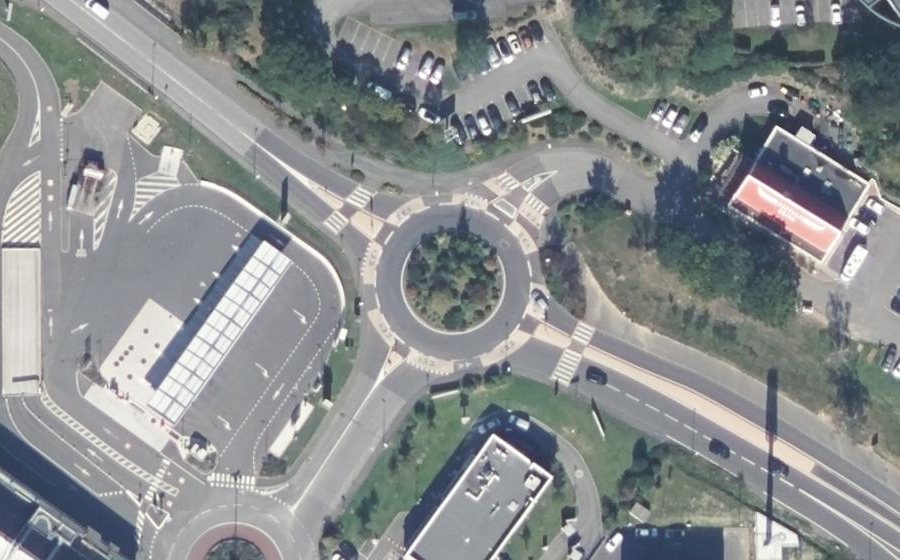 Vue aérienne du Porte de la Valette Nord