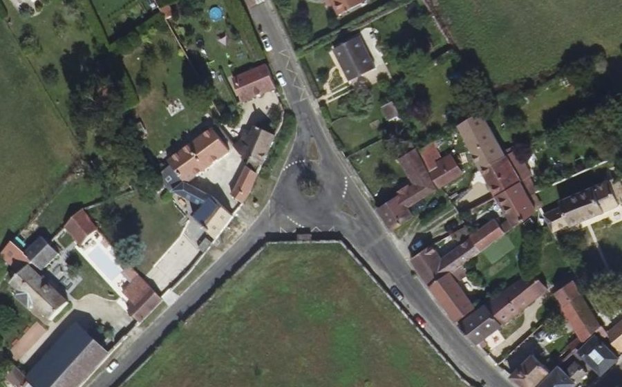 Vue aérienne du Rue Saint-Martin