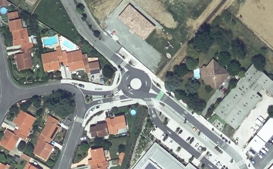 Vue aérienne du Rue du Midi