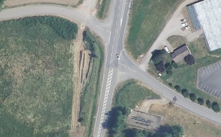Vue aérienne du Rond-point anonyme n°1432100074