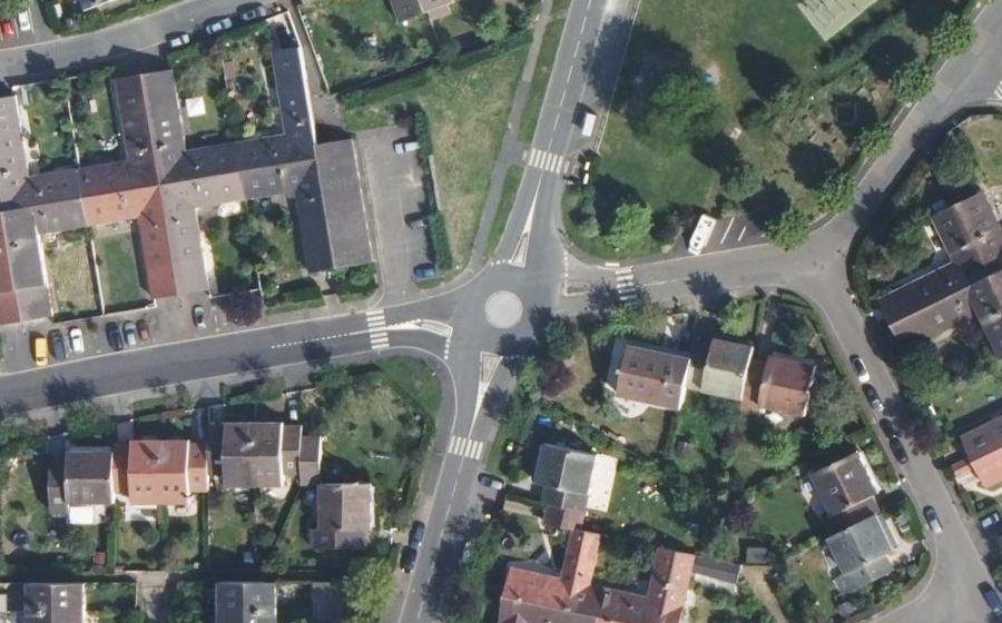 Vue aérienne du Rue du Vieil Orme