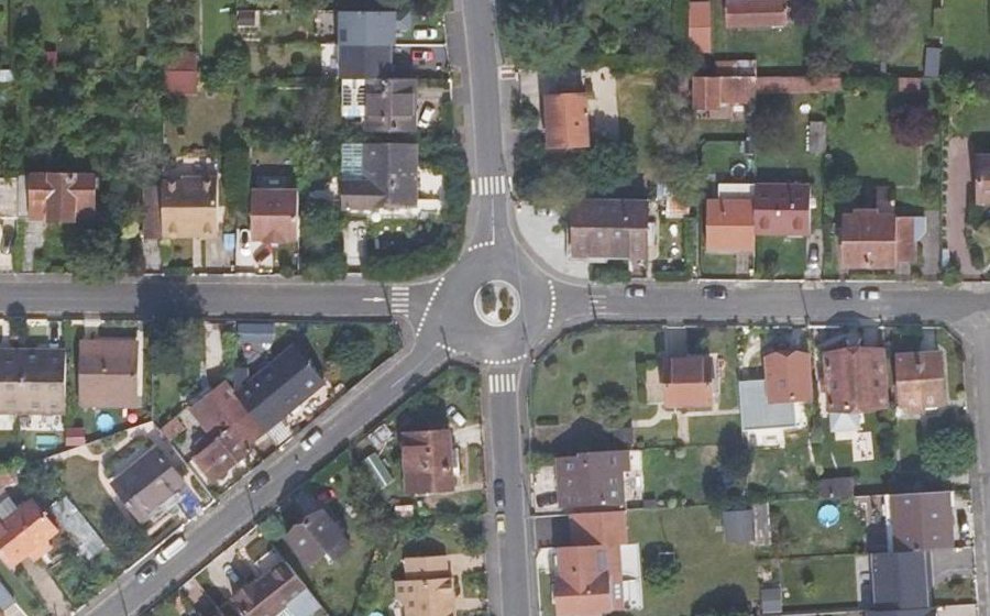 Vue aérienne du Avenue Albert Sarraut