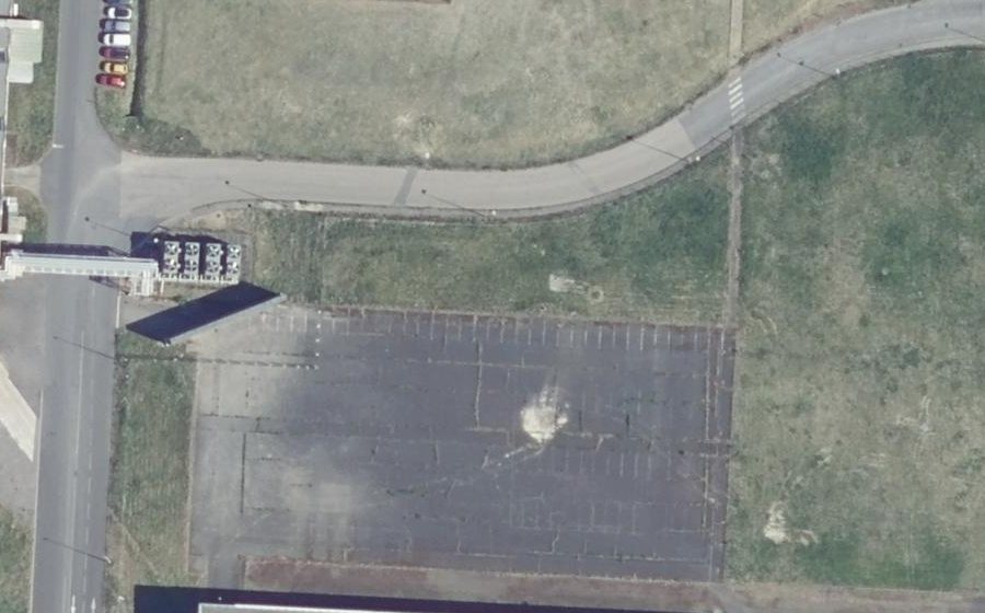 Vue aérienne du Rond-point anonyme n°1434847848