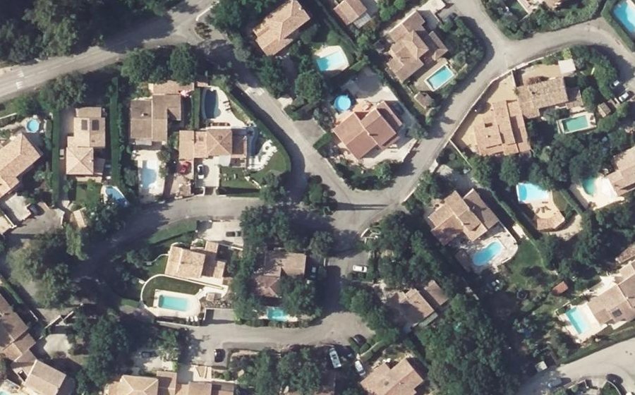 Vue aérienne du Allée Jean Giono