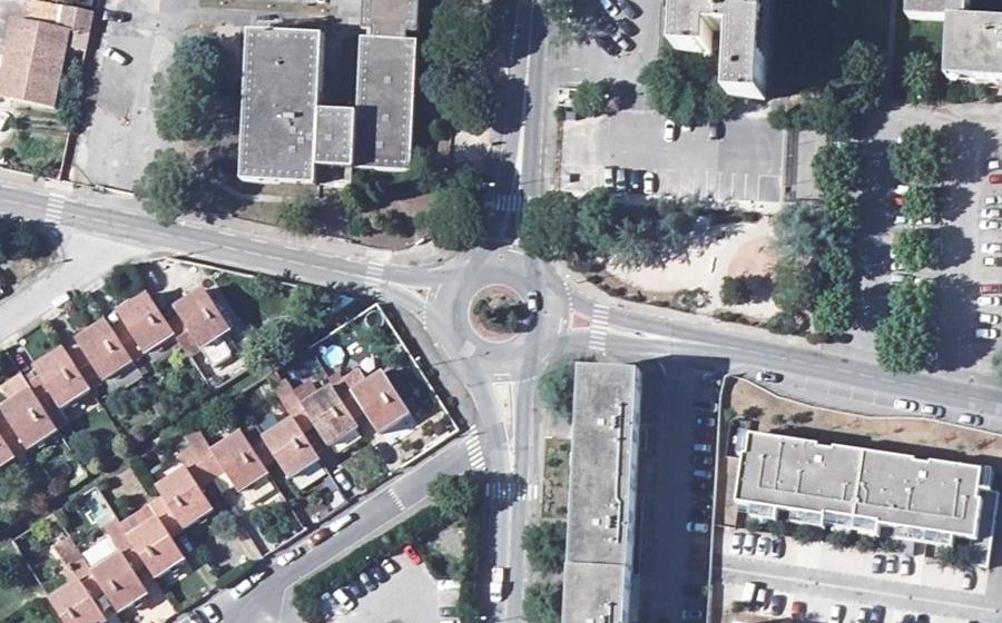 Vue aérienne du Avenue de l'Ancyse