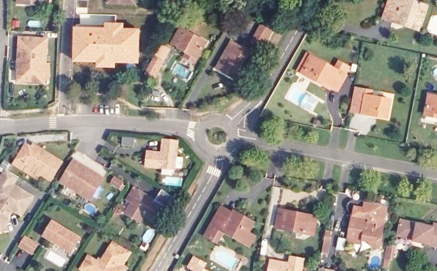 Vue aérienne du Chemin du Ménuze