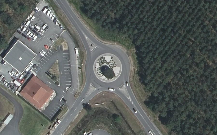 Vue aérienne du Avenue du Médoc