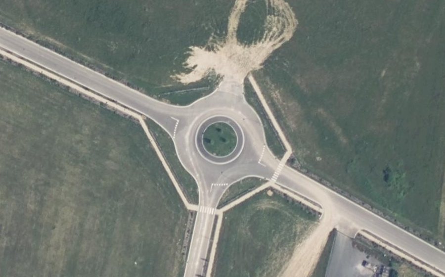 Vue aérienne du Rue des Frères Lumière