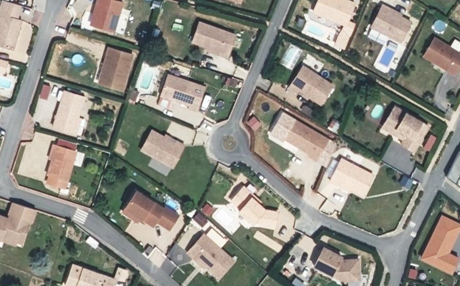 Vue aérienne du Lotissement Le Prat