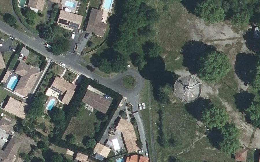 Vue aérienne du Impasse des Lilas