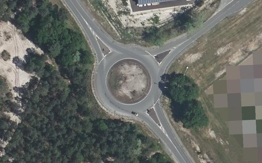 Vue aérienne du Avenue du Médoc