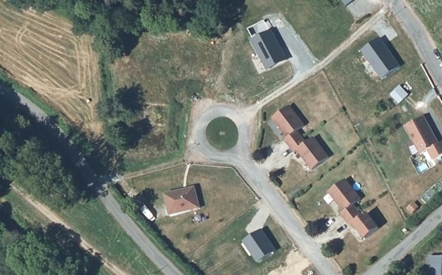Vue aérienne du Lotissement des Bruyères
