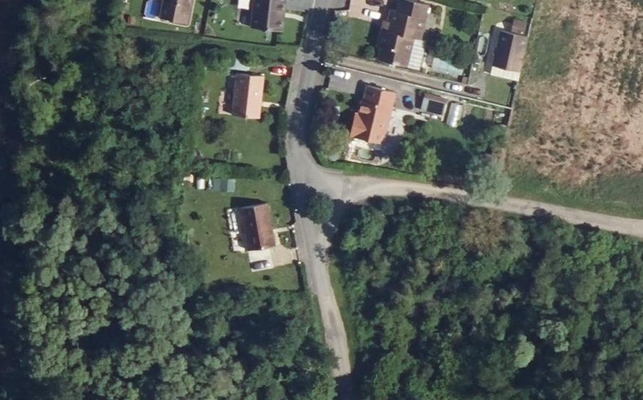 Vue aérienne du Rue des Étangs
