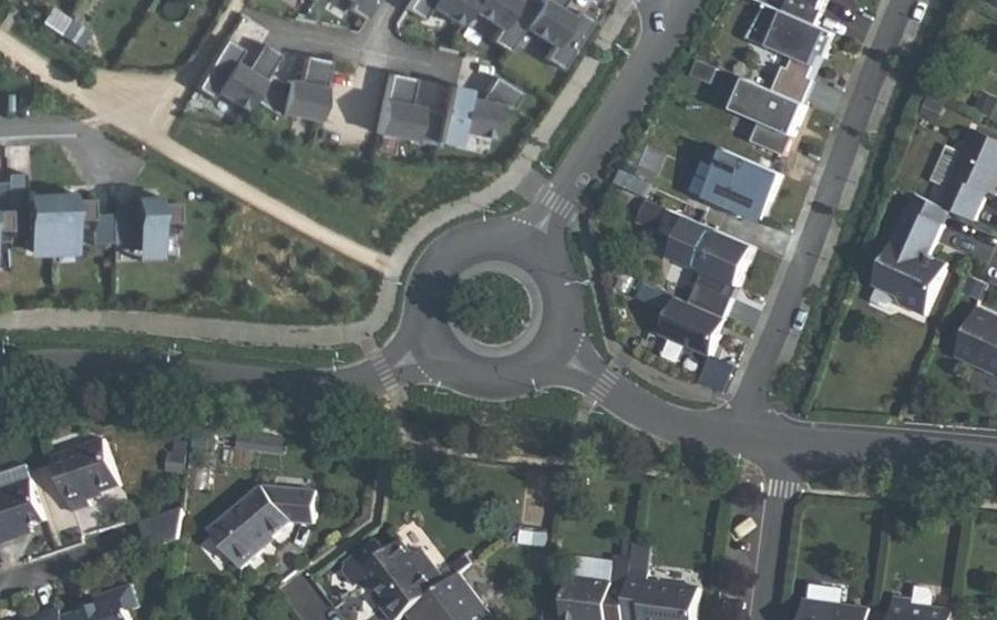 Vue aérienne du Avenue des Promeniers