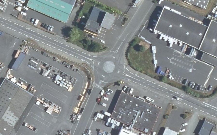 Vue aérienne du Rue Jules Léquier
