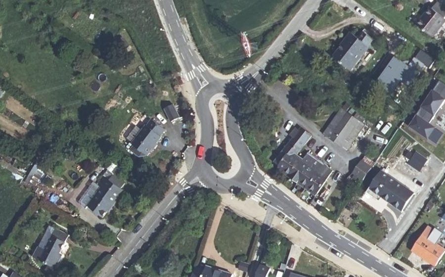 Vue aérienne du Route du Parc Neuf