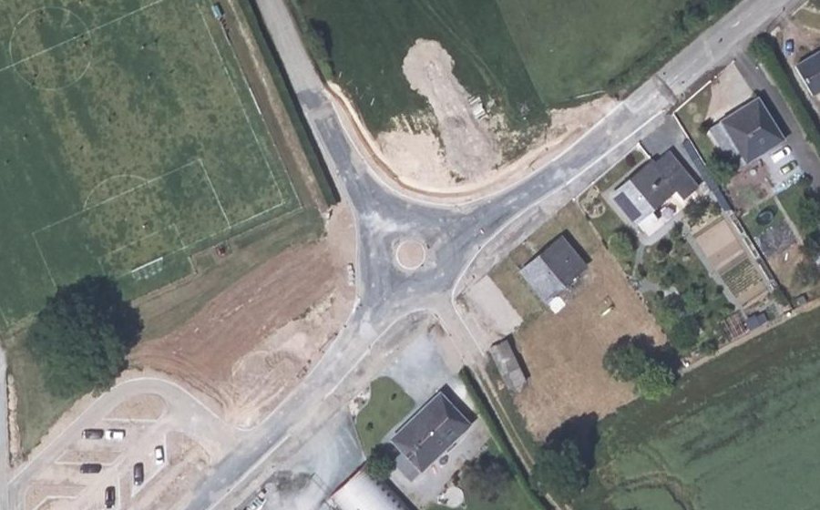 Vue aérienne du Rue du Stade