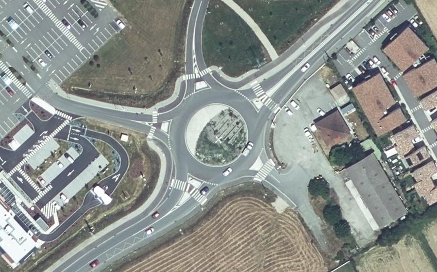 Vue aérienne du Giratoire de l'Espertin