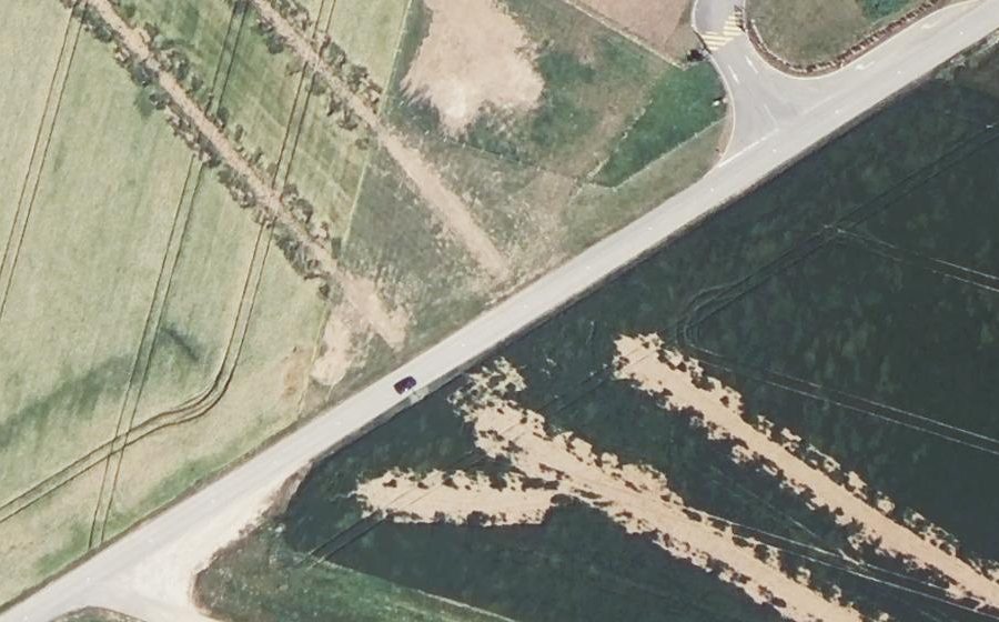 Vue aérienne du Rond-point anonyme n°1446961013
