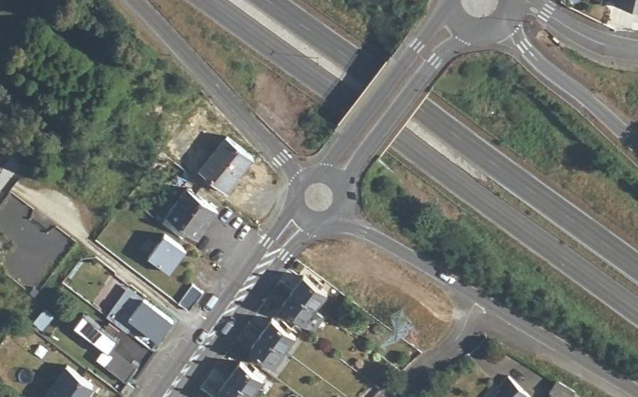 Vue aérienne du Rue des Villes Moisan