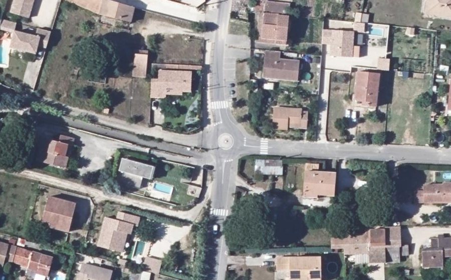 Vue aérienne du Chemin de Lagaraud