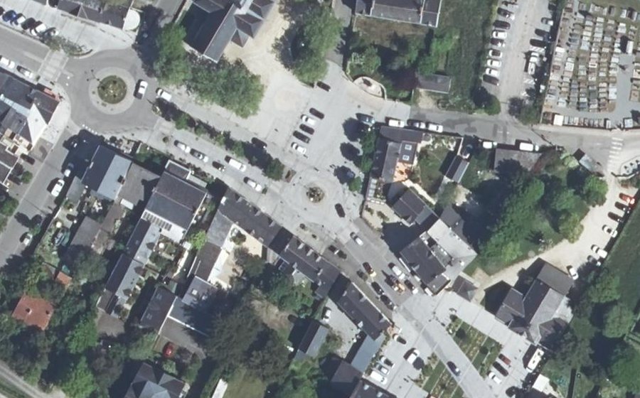 Vue aérienne du Avenue Henri Bertho