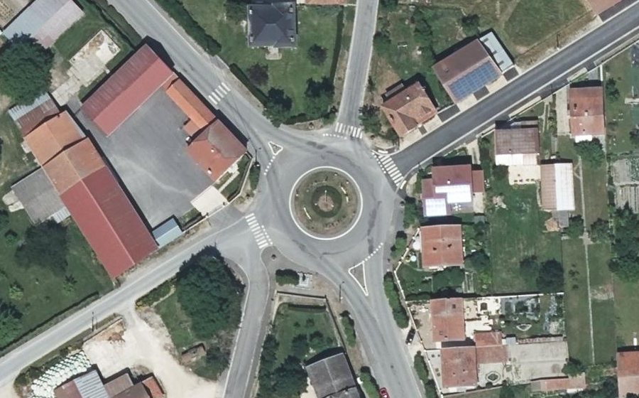 Vue aérienne du Place de la Victoire