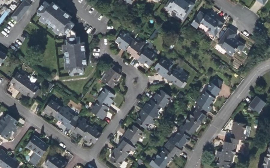 Vue aérienne du Allée des Semailles