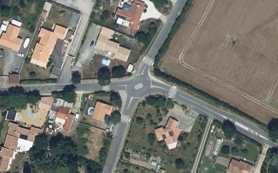 Vue aérienne du Rue du Fief Sauzin