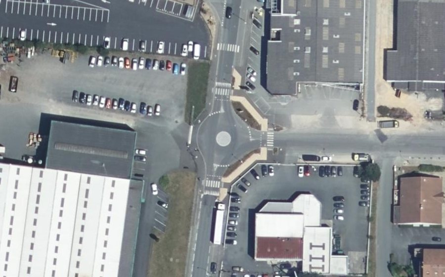 Vue aérienne du Rue Philippe Lebon