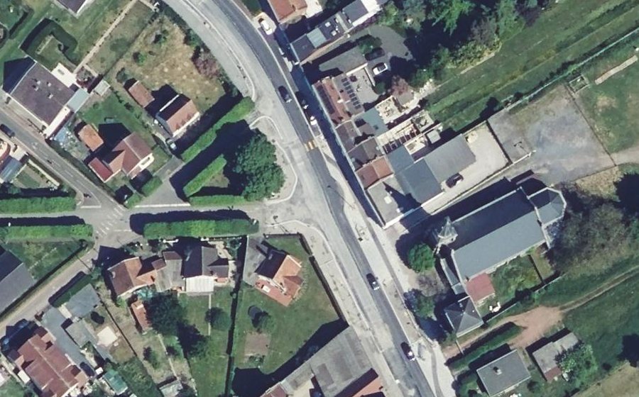 Vue aérienne du Rond-point anonyme n°1459678958