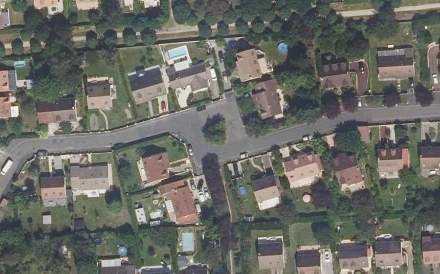 Vue aérienne du Rue Jean Aspé