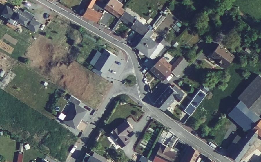 Vue aérienne du Rue de la Vaucelette