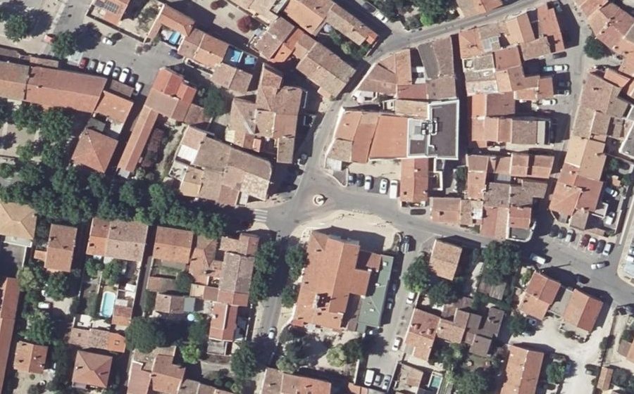 Vue aérienne du Place de la République