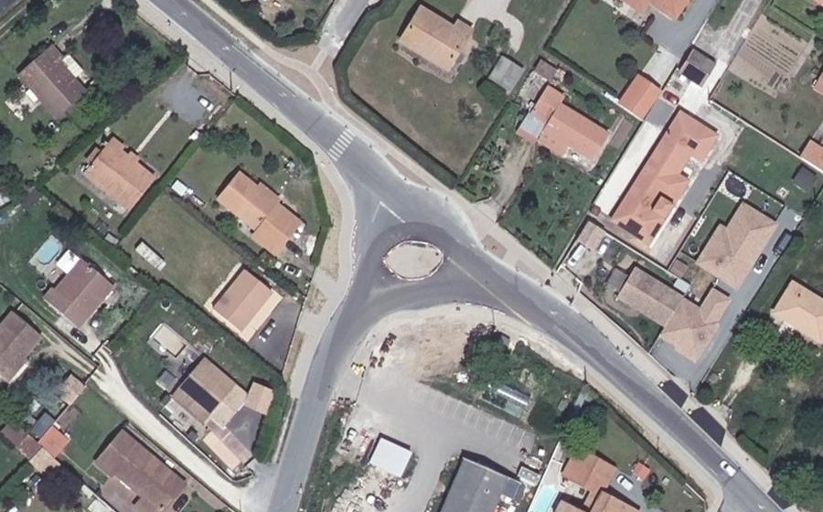 Vue aérienne du Chemin du Teigneux