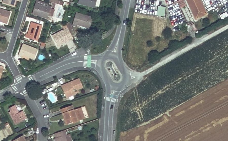 Vue aérienne du Route de Bessières