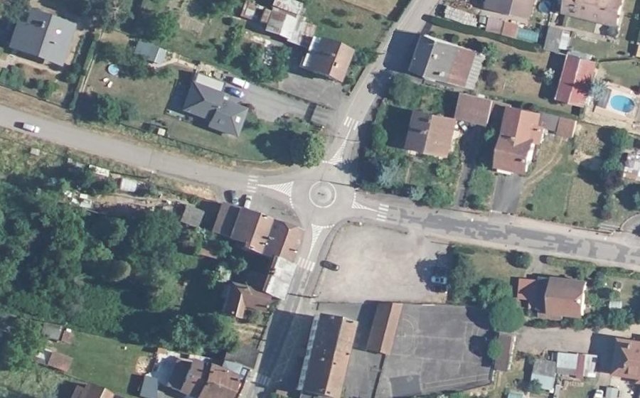 Vue aérienne du Rue Paul Elbel