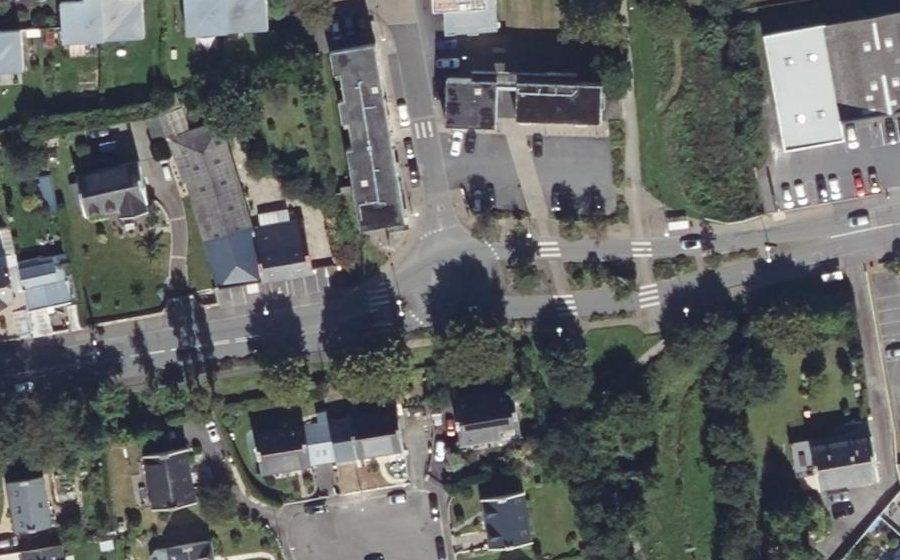 Vue aérienne du Boulevard de Coataudon