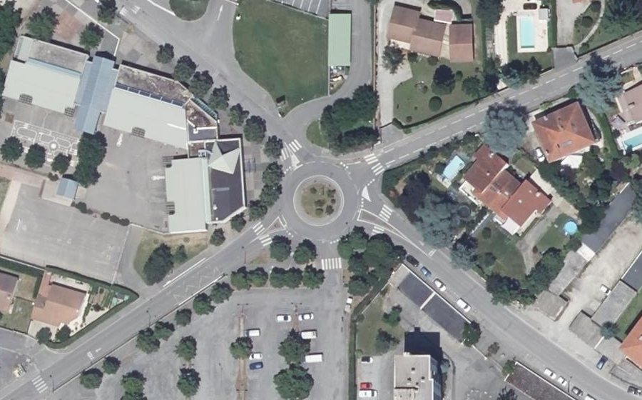 Vue aérienne du Rue Louis le Cardonnel