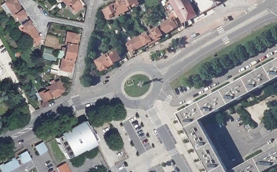 Vue aérienne du Avenue du Maquis